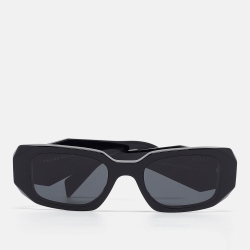 Prada Black SPR17W Symbole Rectangle Sunglasses