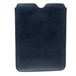Prada Navy Blue Saffiano Leather iPad Case
