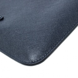 Prada Navy Blue Saffiano Leather iPad Case