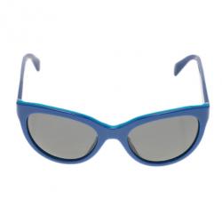 Prada Blue SPR05P Cat Eye Sunglasses