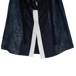 Prada Wrap Snakeskin Coat M