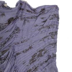 Pre Owned Prada Lilla Ruffle Cotton Dress M