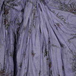 Pre Owned Prada Lilla Ruffle Cotton Dress M