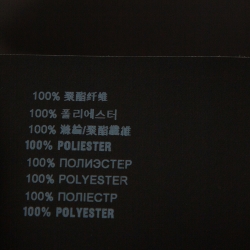 Pre Owned Prada Black Crepe Pleated Asymmetric Midi Skirt L