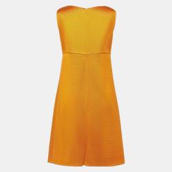 Pre Owned Prada Viscose Mini Dress 46