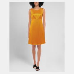 Pre Owned Prada Viscose Mini Dress 46