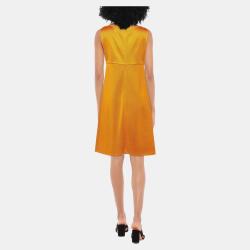 Pre Owned Prada Viscose Mini Dress 46