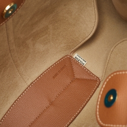 مملوكة مسبقًا Polene Brown Leather Mini Cyme Hobo