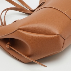مملوكة مسبقًا Polene Brown Leather Mini Cyme Hobo