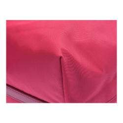 Pre Owned Prada Fuchsia Nylon and Leather Tote