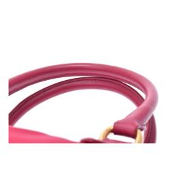 Pre Owned Prada Fuchsia Nylon and Leather Tote