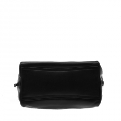 Pre Owned Prada Black Leather Bauletto Bag