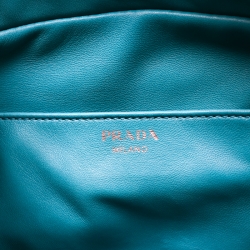 Pre Owned Prada Black Leather Bauletto Bag