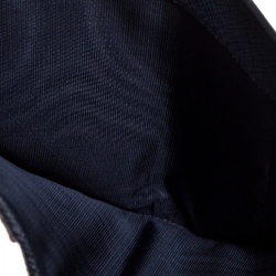 Pre Owned Prada Navy Blue Saffiano Leather Bifold Wallet