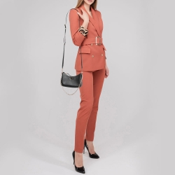 Pre Owned Prada Black Saffiano Lux Leather Re-Edition 2005 Shoulder Bag