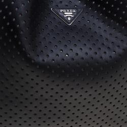 Pre Owned Prada Black City Fori Leather Hobo