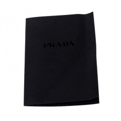 Pre Owned Prada Black Patent Leather And Metallic Gold Cap Toe Ballet Flats Size 38