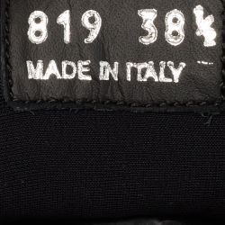 مملوكة مسبقًا Prada Black Mesh and Rubber Cloudbust Thunder Low Top Sneakers Size 38.5