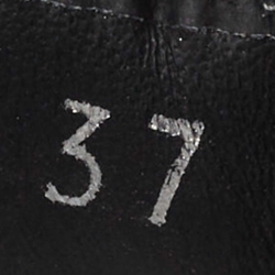 Pre Owned Prada Black Nylon Double Wheel Lace Up Sneakers Size 37