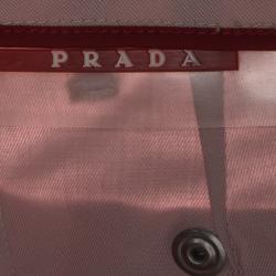 Pre Owned Prada Sport Alabastro Pink Stretch Gabardine Pants M