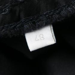 Pre Owned Prada Sport Navy Blue Cotton Fitted Bermuda Shorts M