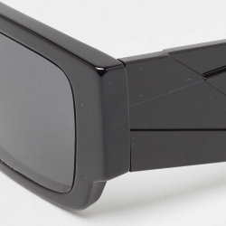 Prada Black Logo SPR 16Z Frame Square Sunglasses