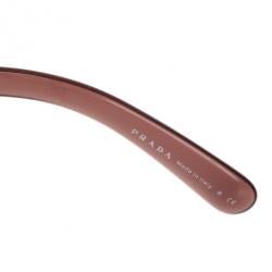 Prada Purple Baroque Rectangle Sunglasses