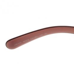 Prada Purple Baroque Rectangle Sunglasses