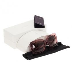 Prada Purple Baroque Rectangle Sunglasses