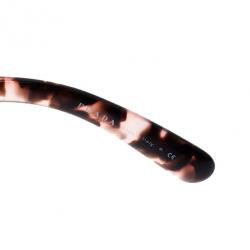 Prada Brown Tortoise Frame Baroque Round Sunglasses