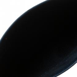 Pre Owned Prada Blue Patent Leather Card Case