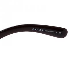 Prada Burgundy SPR 270 Baroque Butterfly Sunglasses