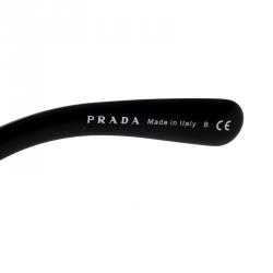 Prada Black/Black Gradient Baroque SPR27O Square Sunglasses