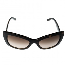 Prada Havana/Brown Gradient SPR19M Butterfly Sunglasses 