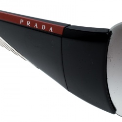 Prada Black/Black Gradient SPS07H Sport Shield Sunglasses 