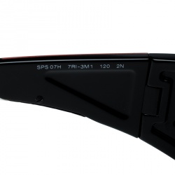 Prada Black/Black Gradient SPS07H Sport Shield Sunglasses 