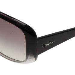 Prada Black SPR25N Rectangle Sunglasses