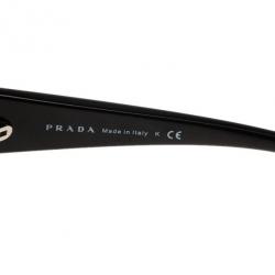Prada Black SPR25N Rectangle Sunglasses
