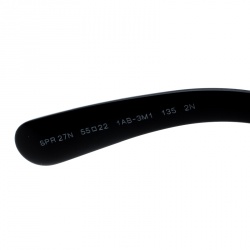 Prada Black/Black Gradient SPR27N Baroque Round Sunglasses