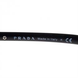 Prada Black Oversized Square Sunglasses