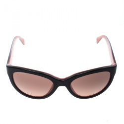 Prada Black/Pink Gradient SPR05P Cat Eye Sunglasses