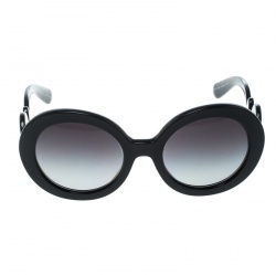 Prada Black/Black Gradient SPR27N Baroque Round Sunglasses
