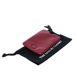 Prada Red Saffiano Leather iPad Mini Case