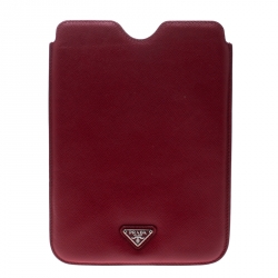 Prada Red Saffiano Leather iPad Mini Case Prada | TLC