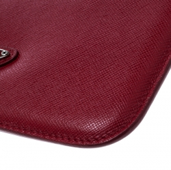 Prada Red Saffiano Leather iPad Mini Case