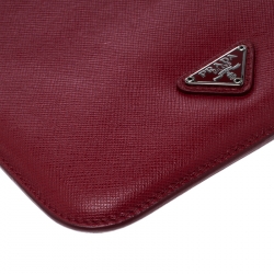 Prada Red Saffiano Leather iPad Mini Case