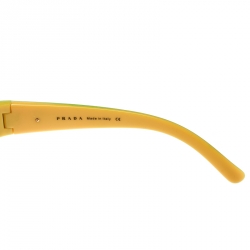 Prada Gold/Green SPR52G Aviator Sunglasses