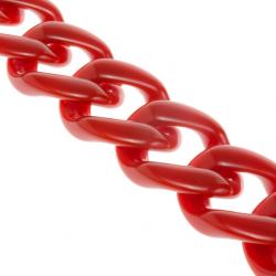 Pre Owned Prada Parrot Buckle Plastic Chain Belt 85 CM