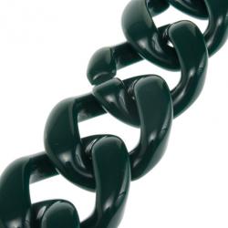 Prada Green Plastic Chain Belt 80 CM