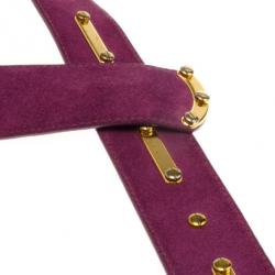 Prada Purple Suede Belt 90 CM